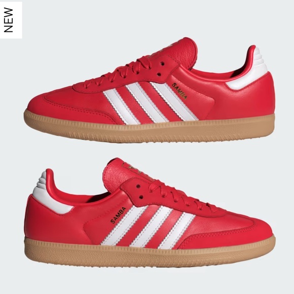 NWT Adidas Samba OG W Sneakers Better Scarlet Size Women’s 8.5 - Picture 6 of 16